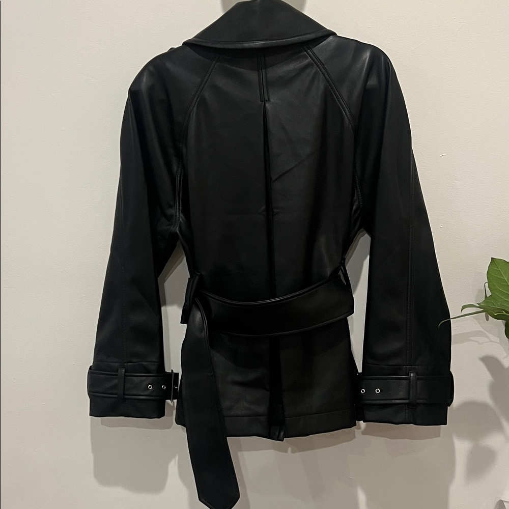 BRANDO BELTED BIKER JACKET - Picture 13 of 15
